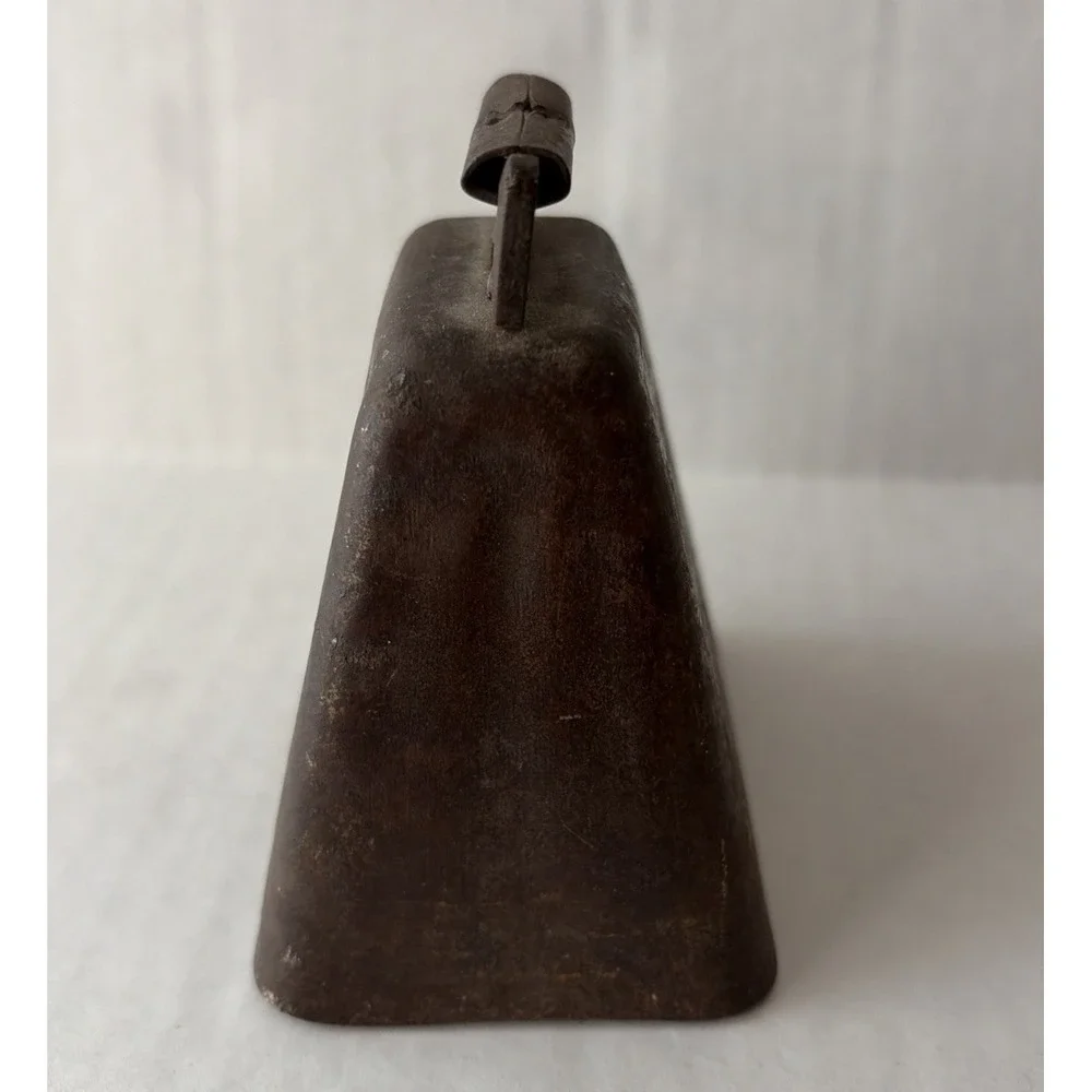 Vintage Cast Iron Cow Bell Unmarked Working Great